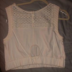 Free people cropped shirt